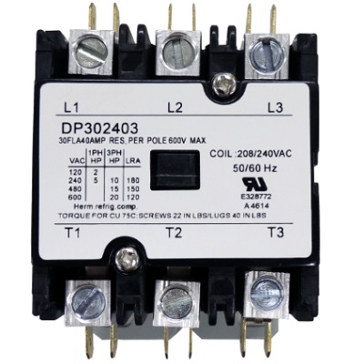 Details about   GE CR453AC3BAA 3P 240V 30A Contactor 