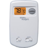 Thermostat 1H/1C Wh Digitial 24V Vertical