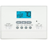 Thermostat 1H/1C Wh 5+2 Programmable 24V