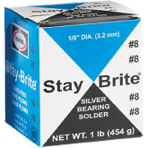 Stay Brite #8 1/8" 1lb Lead-free solder